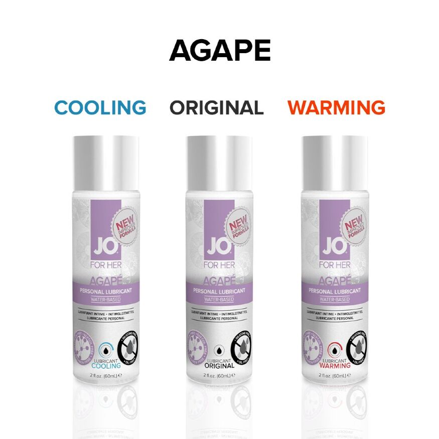 Розпродаж!!! Змазка на водній основі JO AGAPE  -  ORIGINAL (60 мл) (термін 09.2025)