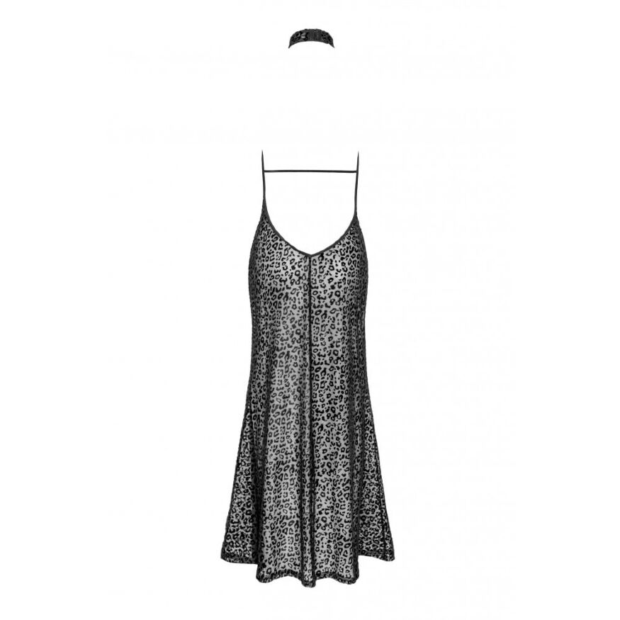 Сексуальна довга леопардова сукня Noir Handmade F288 Noir Dress long - black - M