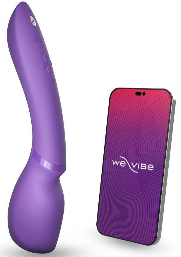 Смарт-Микрофон вибромассажер We-Vibe Wand 2, фиолетовый
