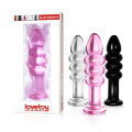 Анальна пробка зі скла- Glass Romance 5.5" Black