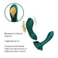 Смарт вибратор в трусики Zalo — AYA Turquoise Green, насадка и пульт ДУ