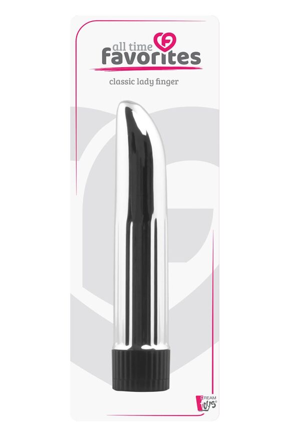 Классический женский вибратор DREAM TOYS CLASSIC LADY FINGER SILVER
