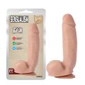 Фаллоимитатор реалистичный на присоске Chisa Sensualism бежевый, 21.5 х 4.5 см