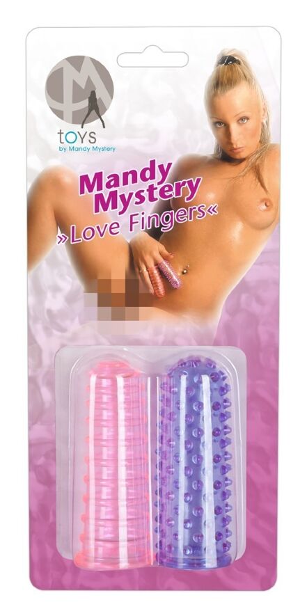 Насадки на палець - Mandy Mystery Love Fingers, 2 шт.