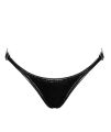 Трусики Noir Handmade P014 Dominae PVC panty with silver clasp S