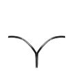 Трусики Noir Handmade P014 Dominae PVC panty with silver clasp S
