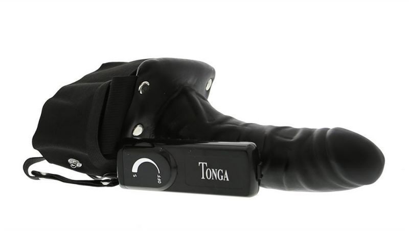 Мужской страпон с вибрацией ROBOTIC MALE STRAP-ON, BLACK