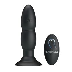 Анальний стимулятор Pretty Love Beaded for Extra Pleasure з вібрацією і ротацією
