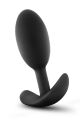 Анальная пробка со стимулирующим дизайном Blush ANAL ADVENTURES VIBRA SLIM PLUG MEDIUM
