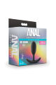 Анальная пробка со стимулирующим дизайном Blush ANAL ADVENTURES VIBRA SLIM PLUG MEDIUM