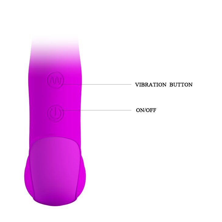 Безременной вибрострапон "ANGELO PURPLE" BI-014227