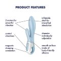 Вібратор - Satisfyer Air Pump Bunny 1