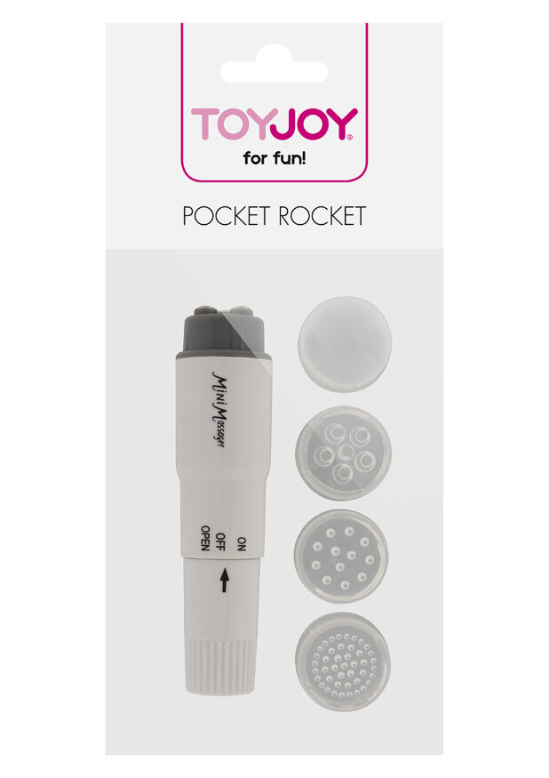 Мини стимулятор Pocket Rocket белый