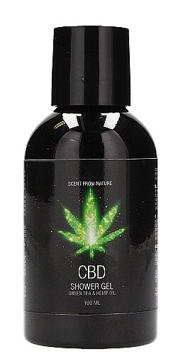 Набір для ванни і душу CBD Luxe Travel set-GREEN TEA &amp; HEMP OIL ( 4 предмета )