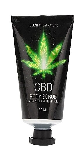 Набір для ванни і душу CBD Luxe Travel set-GREEN TEA &amp; HEMP OIL ( 4 предмета )