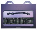 Наручники Sportsheets Midnight Lace Cuffs экокожа, с нежным рисунком