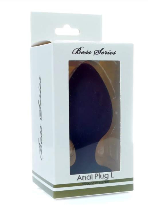 Анальний силиконовый плаг Boss Series - Silicone Anal Plug L 4,4 cm