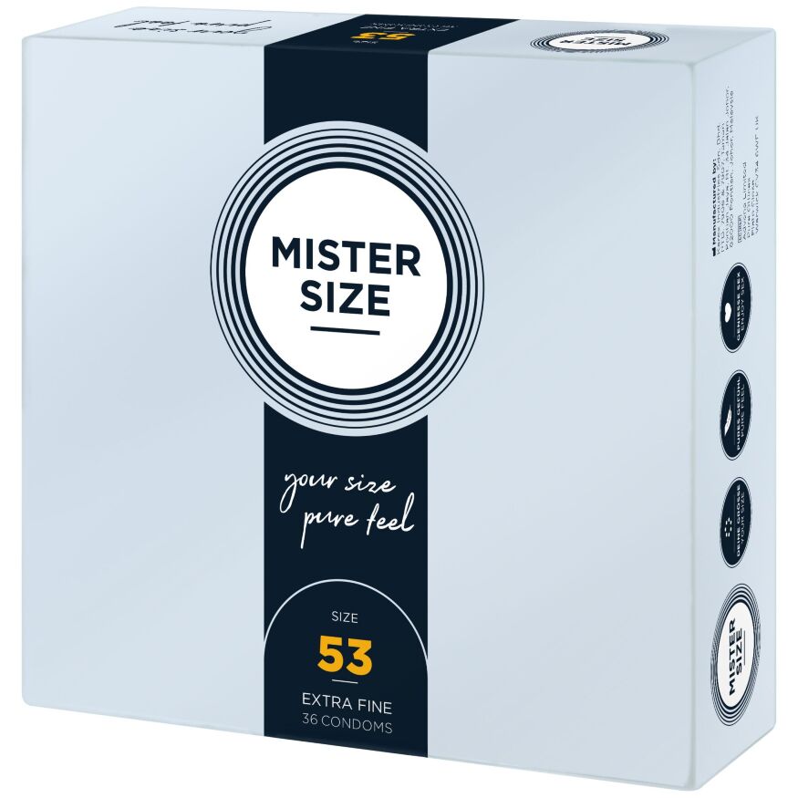 Презервативы  MISTER SIZE 53 мм (36 шт)