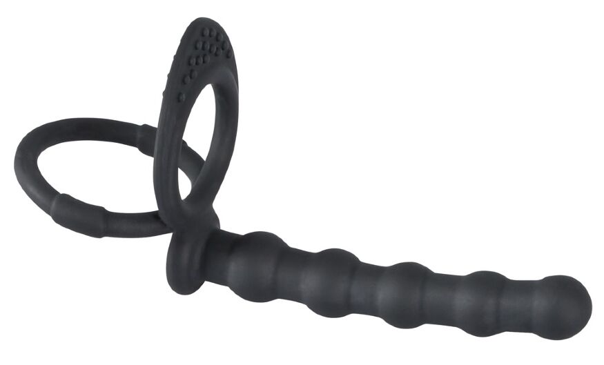 Насадка для подвійного проникнення - Black Velvets Cock &amp; Ball Ring