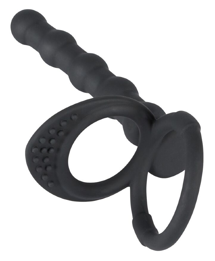 Насадка для подвійного проникнення - Black Velvets Cock &amp; Ball Ring