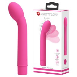 Вибратор эргономичной формы для точки "G" Pretty Love Logan Vibrator Pink