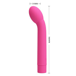 Вибратор эргономичной формы для точки "G" Pretty Love Logan Vibrator Pink