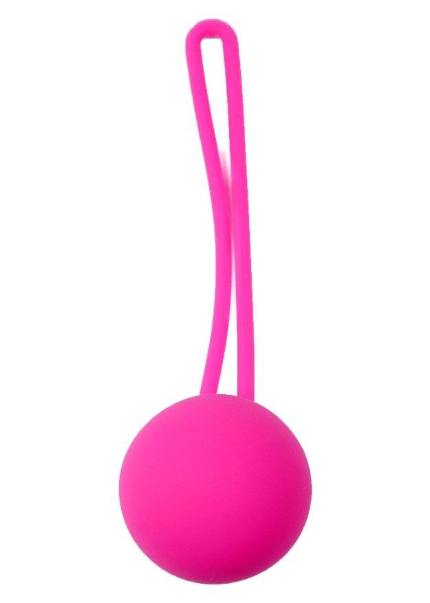 Одинарна вагінальна кулька Silicone Kegel Ball Pink