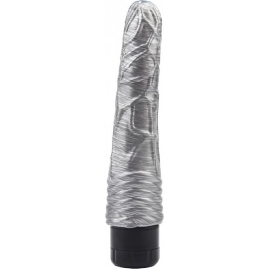 Вибратор реалистичный Chisa Dark Muscle 22.3 см, серебристый