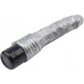 Вибратор реалистичный Chisa Dark Muscle 22.3 см, серебристый