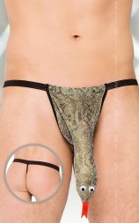 Чоловічі стрінги - Thong 4440, silver - S-L
