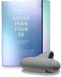 Вибратор на палец Better Than Your Ex by Bijoux Indiscrets серый