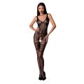 Бодистокинг Passion BS069 black, комбинезон, имитация чулок и боди