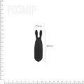Вибропуля Adrien Lastic Pocket Vibe Rabbit Black со стимулирующими ушками