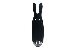 Віброкуля Adrien Lastic Pocket Vibe Rabbit Black зі стимулювальними вушками