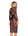 Пеньюар кружевной Obsessive Redessia peignoir S/M