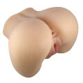 Мастурбатор вагина-анус с вибрацией Crazy Bull - Mila soft skin, BM-009243Z