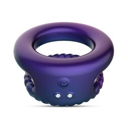 Ерекційне подвійне віброкільце Hueman - Jupiter Vibrating Cock and Ball Ring
