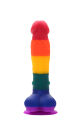 Радужный фаллоимитатор COLOURFUL LOVE DILDO