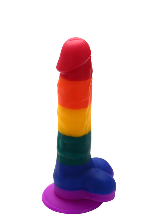 Радужный фаллоимитатор COLOURFUL LOVE DILDO