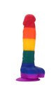 Радужный фаллоимитатор COLOURFUL LOVE DILDO
