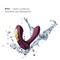 Смарт вибратор в трусики Zalo — AYA Velvet Purple, насадка и пульт ДУ