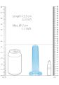  Faloimitator - Non Realistic Dildo with Suction Cup 5,3'/13,5 sm Blue 69 / 5 000 Фаллоимитатор - Non Realistic Dildo with Suction Cup 5,3'/13,5 см Blue