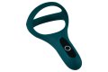 Двойное эрекционное кольцо Magic Motion Fun Town Rise Turquoise, управление со смартфона