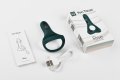 Двойное эрекционное кольцо Magic Motion Fun Town Rise Turquoise, управление со смартфона