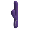 Вибратор с вакуумной стимуляцией клитора Pretty Love - Twinkled Tenderness Dark Purple, BW-500015-2