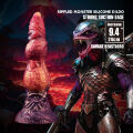Фэнтезийный фаллоимитатор - Power Monsters Savage Beastlord, 24 см
