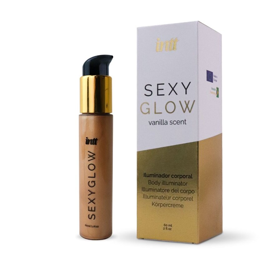 Крем-шиммер для тела Intt Sexy Glow (60 мл) с ароматом ванили и маслом ши
