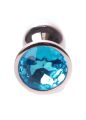 Анальная пробка S с голубым камнем Boss of toys Jewellery