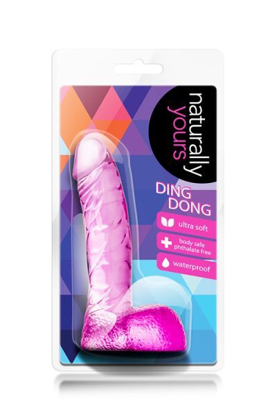T330496 Фаллоимитатор NATURALLY YOURS DING DONG PINK