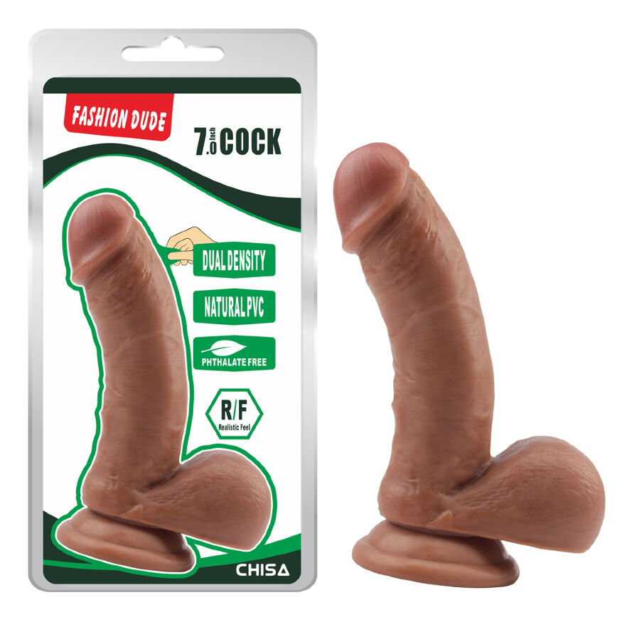 CH86381 Фалоимитатор мулат Chisa Fashion Dude 7 Cock